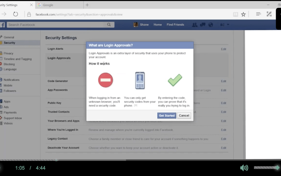 How to setup 2 Factor Authentication on Facebook and Google